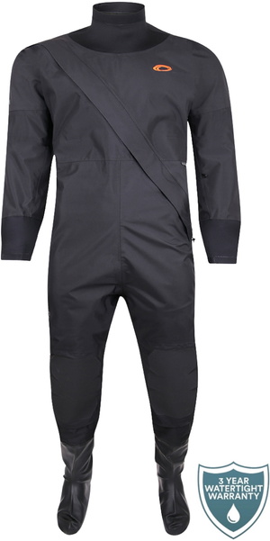 2025 Typhoon Unisex Runswick Front Entry Drysuit 100194 - Black